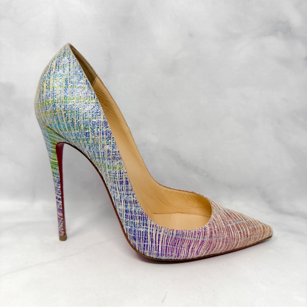 Christian Louboutin So Kate 120 Unicorn Rainbow Pointed Toe Stiletto Heel Pumps